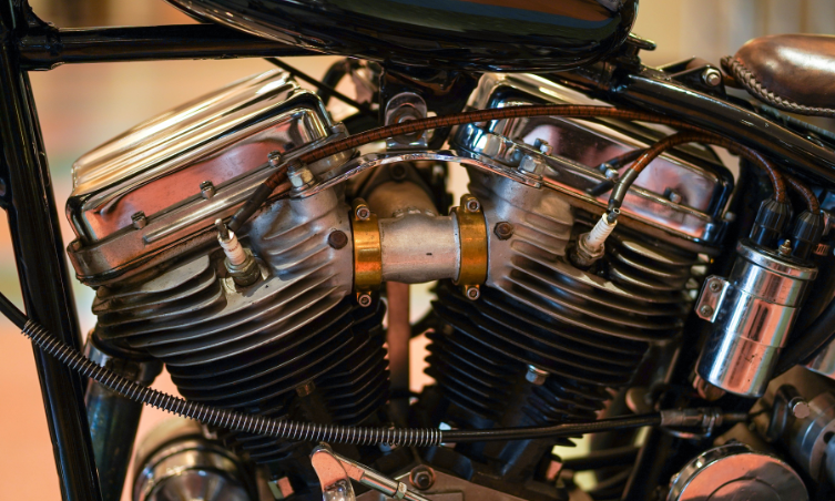 Partes del motor de una moto